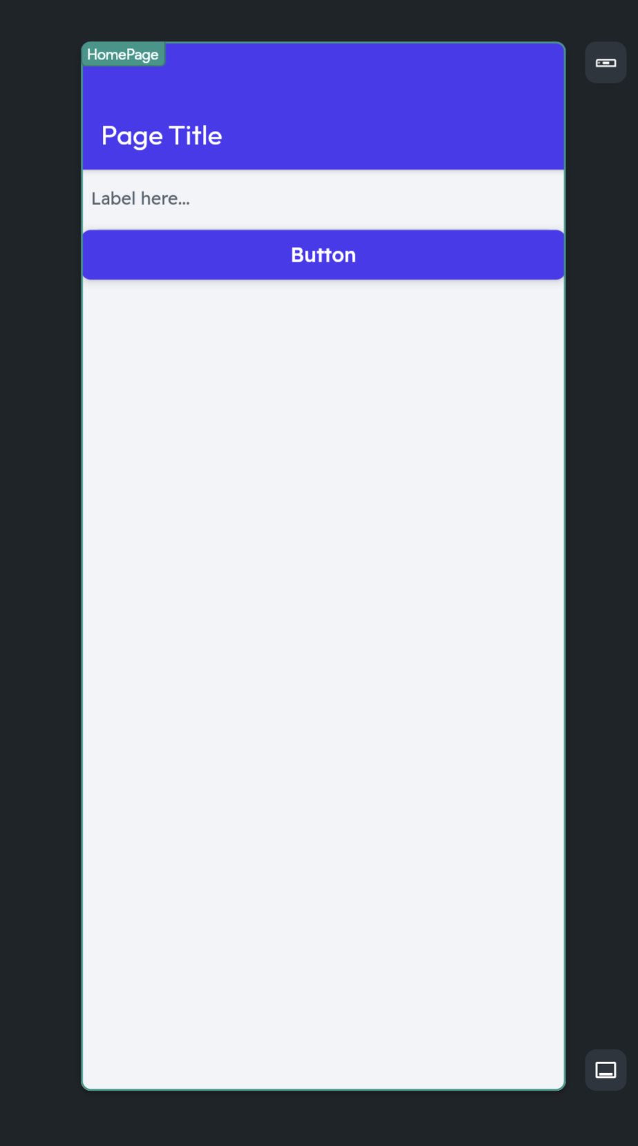 Drag TextField and RaisedButton